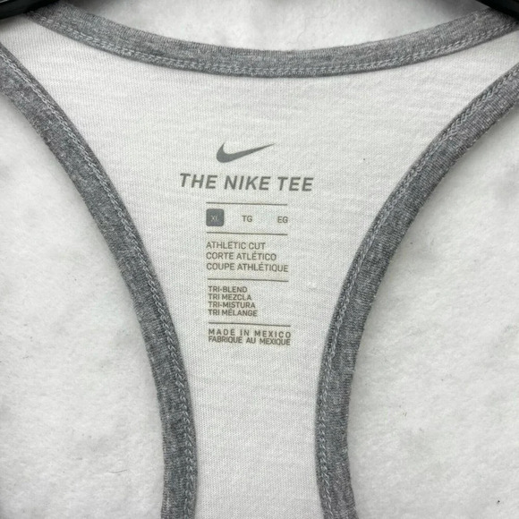 Nike UTEP Tank Top Womens Sz XL White Athletic Cut Scoop Neck Racerback Pullover - Picture 7 of 10